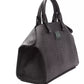 Pompei Donatella Gray Leather Women Handbag