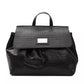 Pompei Donatella Black Leather Women Handbag