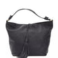 Pompei Donatella Gray Leather Women Shoulder Bag