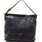 Pompei Donatella Blue Leather Women Shoulder Bag