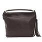 Pompei Donatella Elegant Leather Shoulder Bag in Rich Brown