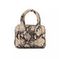 Pompei Donatella Gray Leather Women Handbag