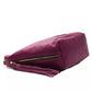 Pompei Donatella Burgundy Leather Women Shoulder Bag