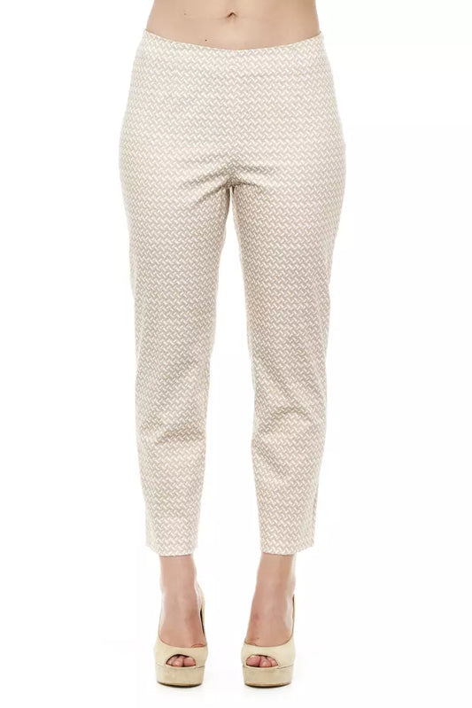 Peserico Beige Cotton Women Pant