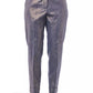 Peserico Blue Cotton Women Pants