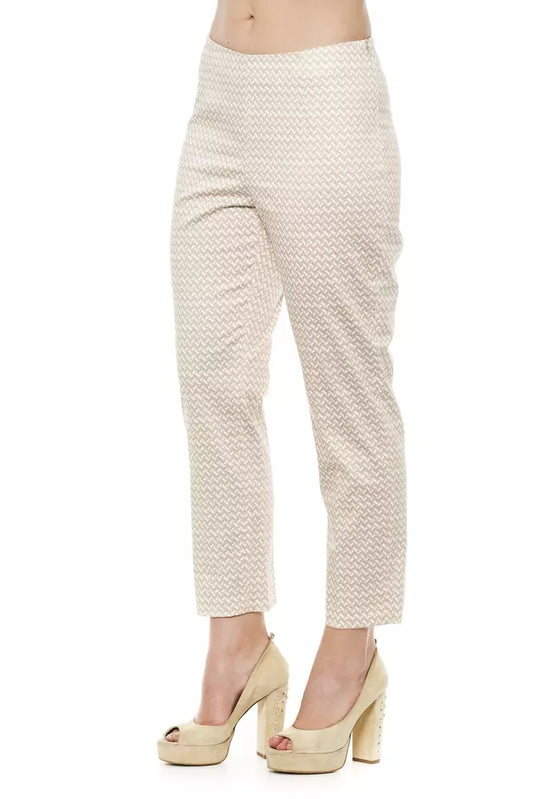 Peserico Beige Cotton Women Pant