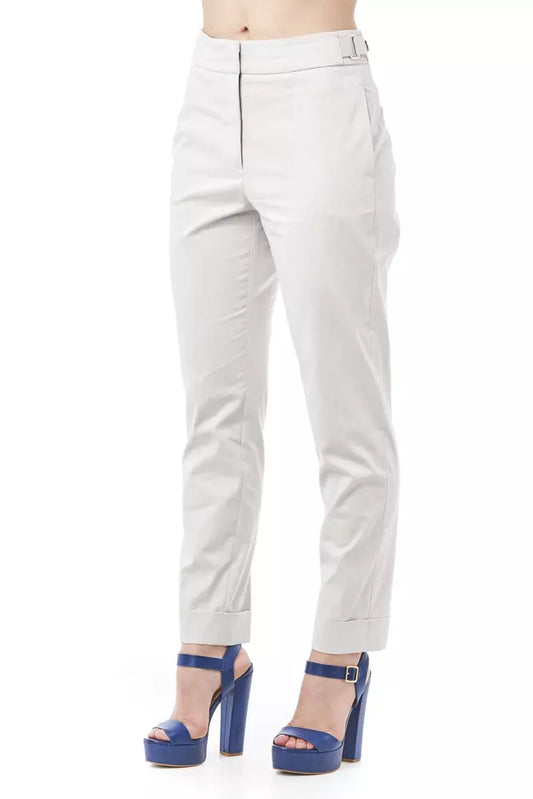 Peserico Beige Cotton Women Pant