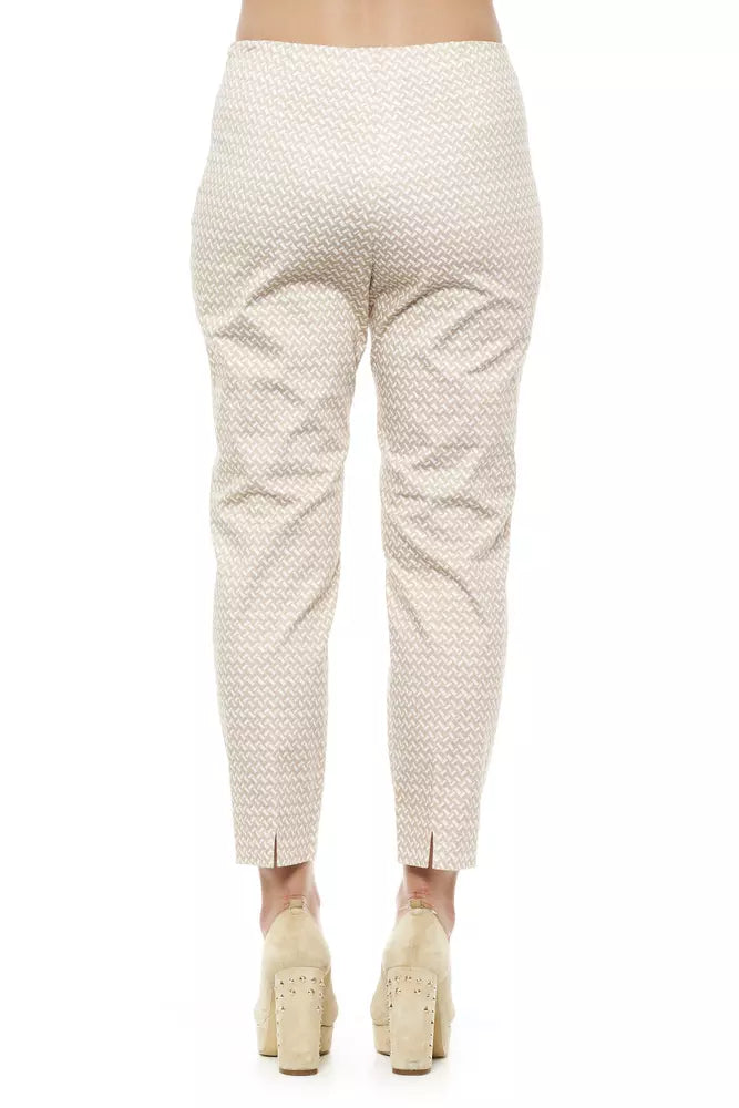 Peserico Beige Cotton Women Pant