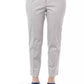 Peserico White Cotton Women Trouser