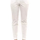 Peserico White Cotton Women Pants