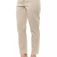 Peserico Beige Cotton Women Trouser