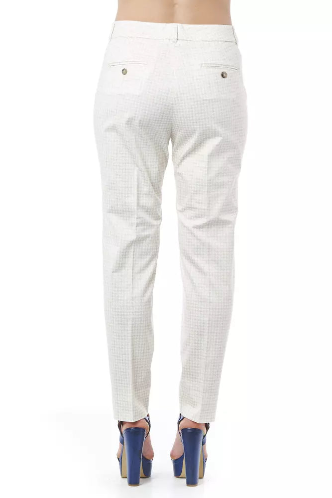 Peserico Beige Cotton Women Pants