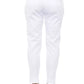 Peserico White Cotton Women Trouser