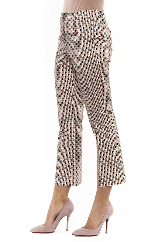 Peserico Multicolor Cotton Women Trouser