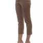 Peserico Beige Cotton Women Ankle Pant