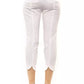 Peserico White Cotton Women Pant