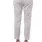 Peserico White Cotton Women Trouser