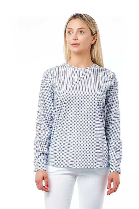 Bagutta Light-blue Cotton Women Blouse