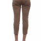 Peserico Beige Cotton Women Ankle Pant