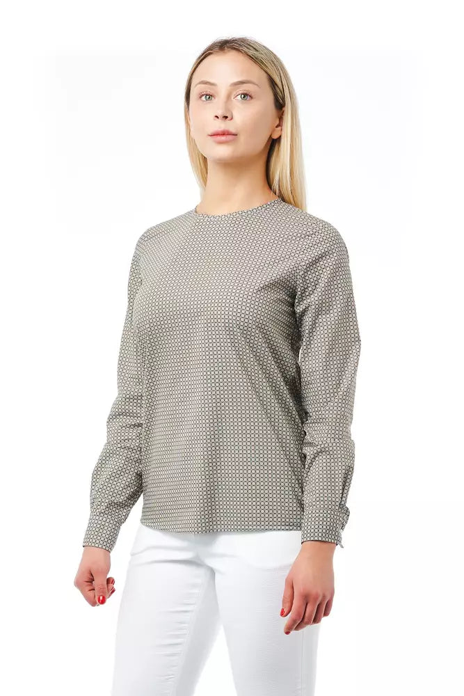 Bagutta Green Cotton Women Shirt