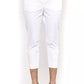 Peserico White Cotton Women Trouser