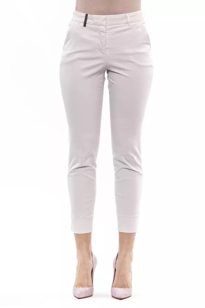 Peserico Beige Cotton Women Pant