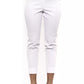 Peserico White Cotton Women Trouser