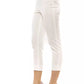 Peserico White Cotton Women Trouser