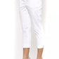 Peserico White Cotton Women Trouser