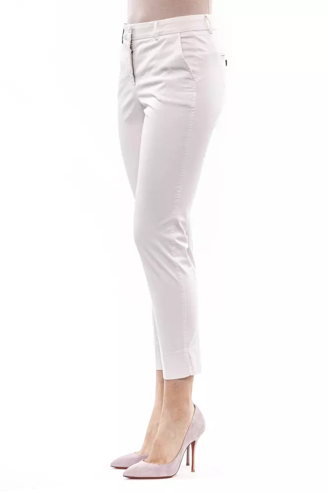 Peserico Beige Cotton Women Pant