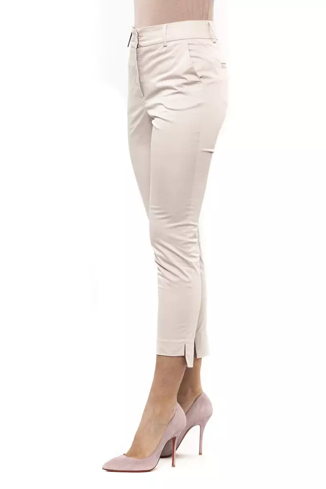 Peserico Beige Cotton Women Pants