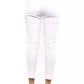 Peserico White Cotton Women Trouser