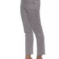 Peserico Blue Cotton Women Trouser