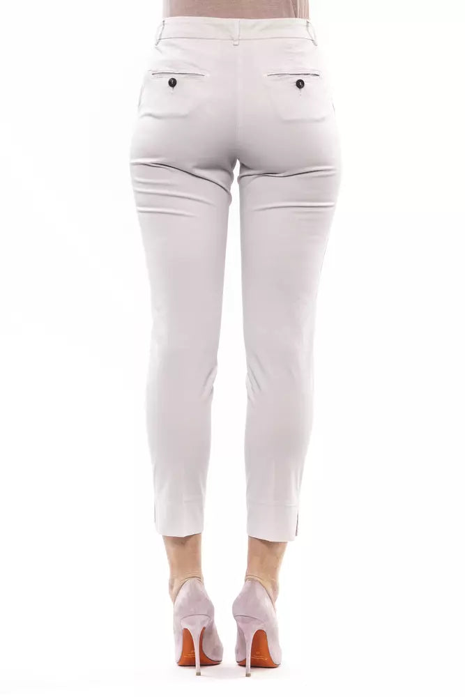 Peserico Beige Cotton Women Pant