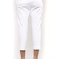 Peserico White Cotton Women Trouser