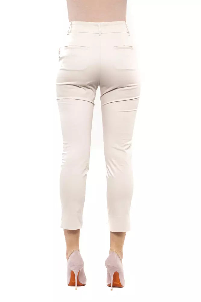 Peserico Beige Cotton Women Pants