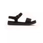 Péché Originel Black Textile Women Sandal