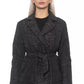 Sandro Ferrone Black Polyester Women Jacket