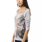 BYBLOS Gray Viscose Women Top