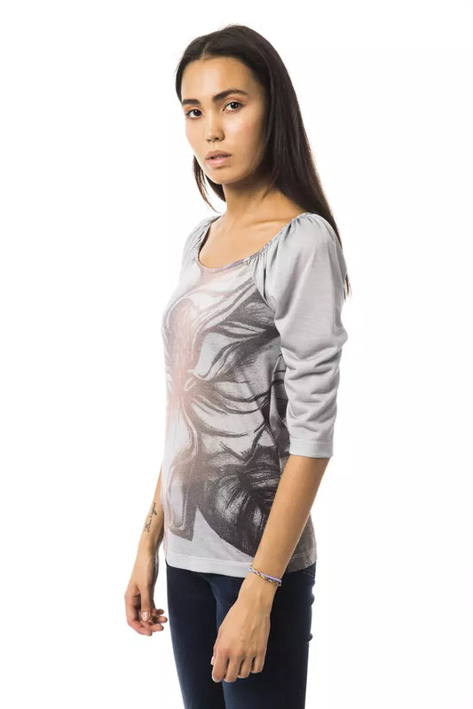 BYBLOS Gray Viscose Women Top