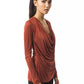 BYBLOS Copper Viscose Women Top