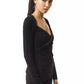 BYBLOS Black Viscose Women Top