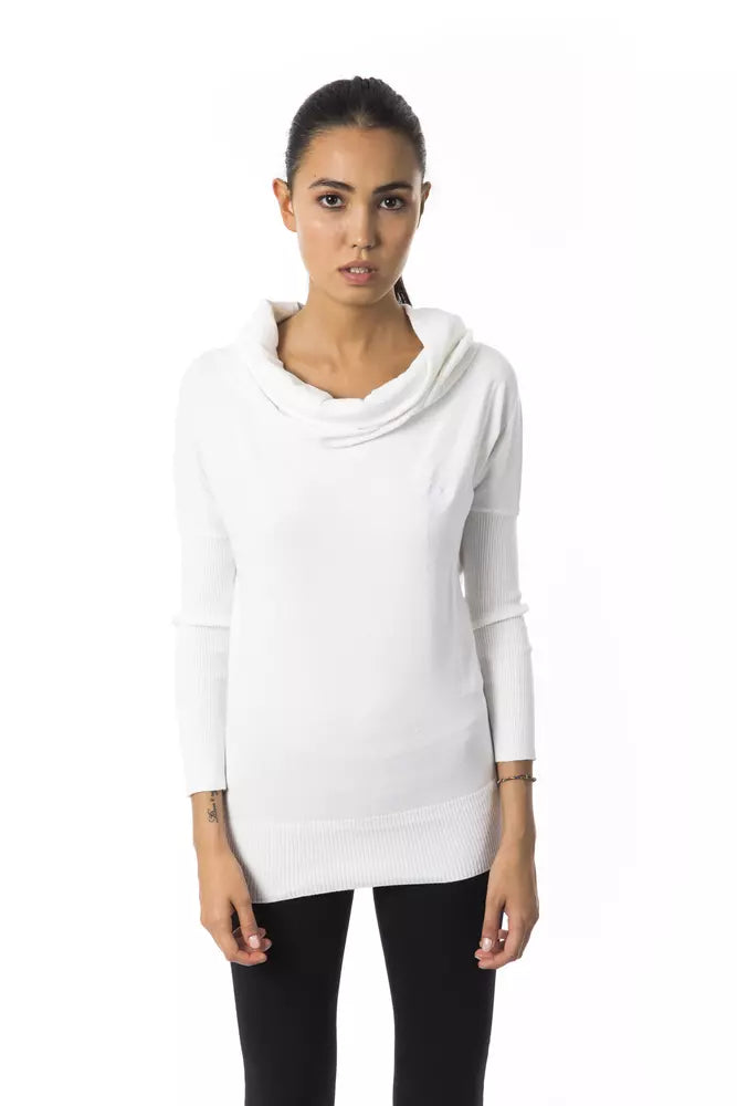 BYBLOS White Viscose Women Sweater