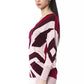 BYBLOS Burgundy Wool Women Sweater