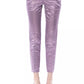 BYBLOS Purple Cotton Women Pant