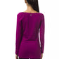 BYBLOS Purple Viscose Women Top