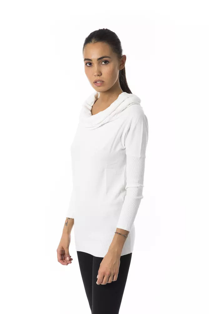 BYBLOS White Viscose Women Sweater