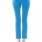 BYBLOS Light Blue Polyester Women Pant