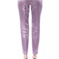 BYBLOS Purple Cotton Women Pant