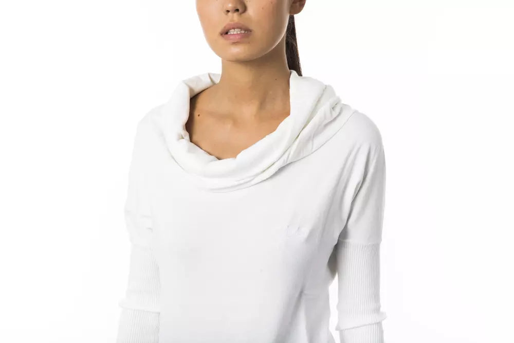 BYBLOS White Viscose Women Sweater